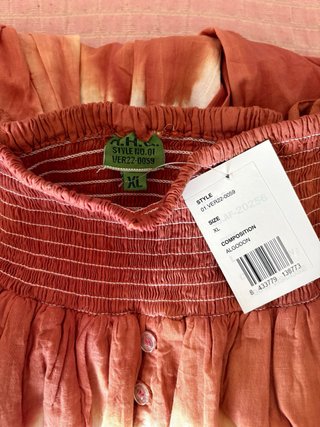 Falda larga boho talla XL-única