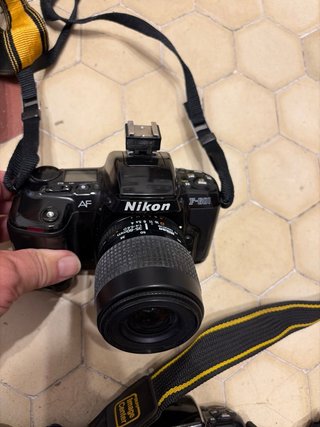 Lote 2 Cámaras Nikon F801 y F601 + Objetivos