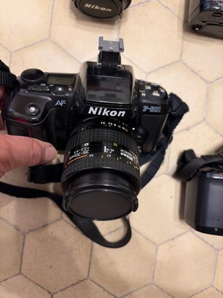 Lote 2 Cámaras Nikon F801 y F601 + Objetivos