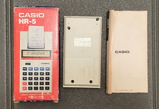 Calculadora Casio HR-5 con Impresora