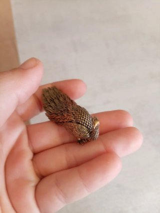 Pavo real miniatura vintage nuevo
