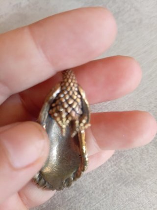 Pavo real miniatura vintage nuevo