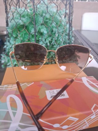 Gafas Carolina Herrera Marrón y Dorado