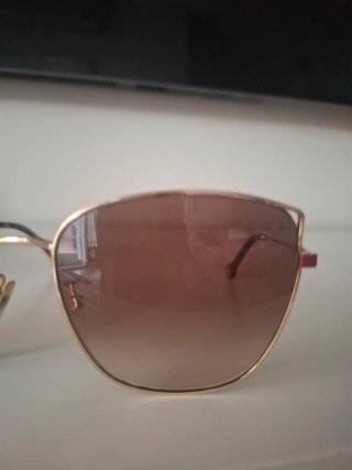 Gafas Carolina Herrera Marrón y Dorado