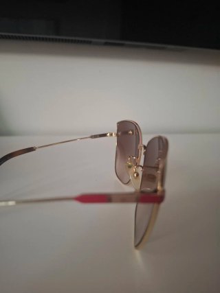 Gafas Carolina Herrera Marrón y Dorado