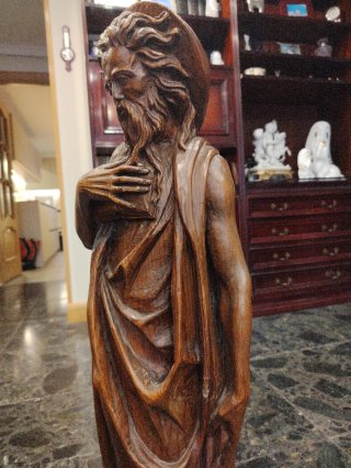 Estatua Madera San Pablo