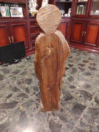 Estatua Madera San Pablo