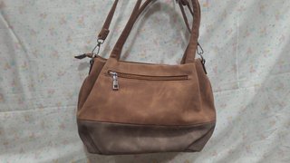 Bolso de mano de cuero para mujer
