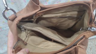 Bolso de mano de cuero para mujer