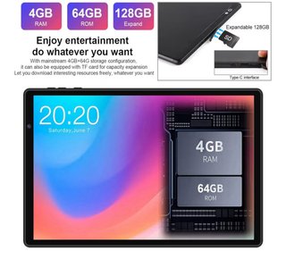 Tablet 10,1” Android 4gb con Teclado - Nueva