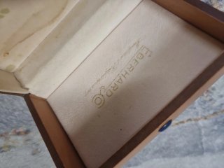 Scatola vintage legno Eberhard & Co