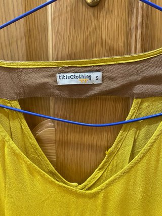 Vestido amarillo talla S