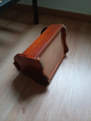 Zapatero vintage de madera