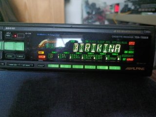 Alpine TDA-7566R Autoradio Vintage