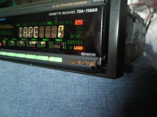 Alpine TDA-7566R Autoradio Vintage