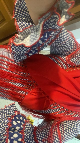 Traje de flamenca con volantes