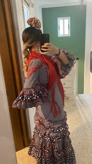 Traje de flamenca con volantes