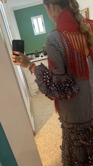 Traje de flamenca con volantes