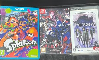 Lote 3 Videojuegos Wii U, Switch, PSP