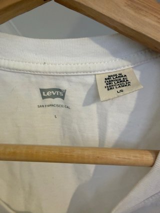 Camiseta Levi's Blanca sin Mangas