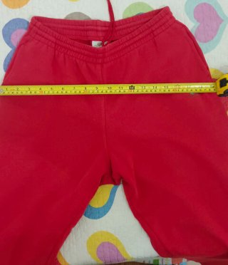 Pantalón chándal mujer Fruit of the Loom rojo