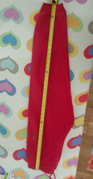 Pantalón chándal mujer Fruit of the Loom rojo