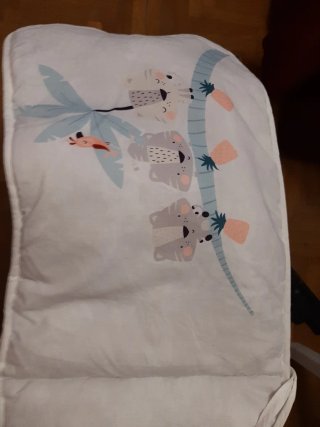 Protector cuna estampado animales