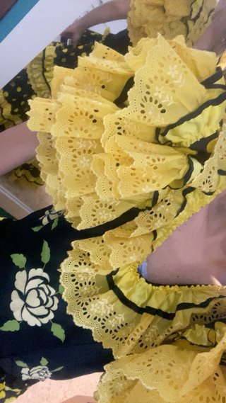 Traje de flamenca con volantes