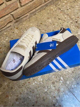 Adidas Spezial Marrón Crema Blanco Talla 39 1/3