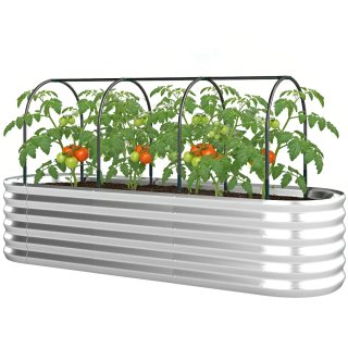 Jardinera Grande Exterior con Invernadero