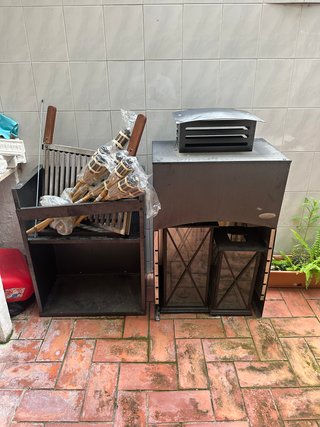 Barbacoa metálica