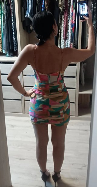 Vestido mini estampado