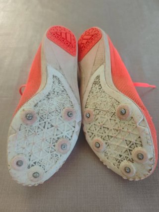 Zapatillas Atletismo Adidas Talla 38 2/3 Naranja