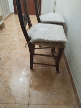 Silla Antigua Olivo Córdoba Beige/Marrón