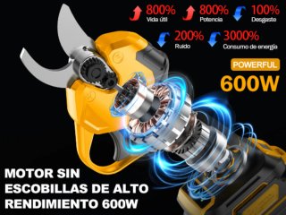Forbici da potatura elettriche 21V nuove