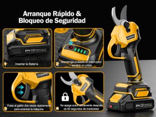 Forbici da potatura elettriche 21V nuove