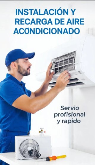 Instalación y recarga de aire acondicionado