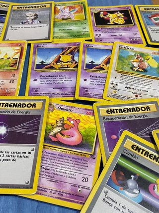 28 cartas pokémon WOTC español