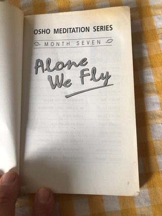 Osho Alone We Fly