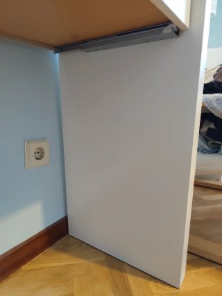 Tocador Ikea Malm Blanco con Cristal