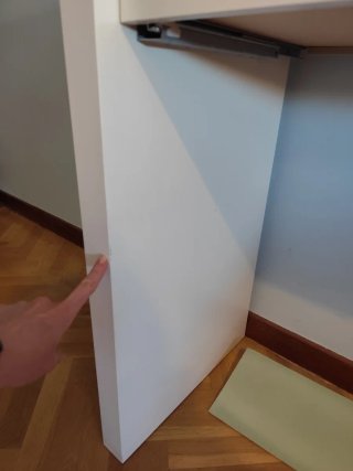 Tocador Ikea Malm Blanco con Cristal