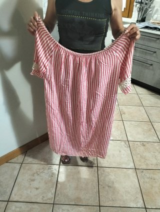 Vestito donna estivo a righe