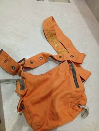 Bolso bandolera Pacha naranja