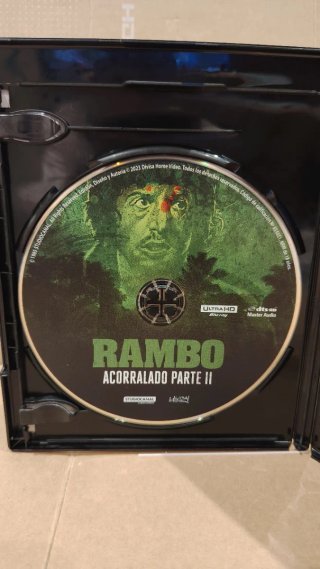 BLU Ray 4k Rambo: Acorralado Parte II