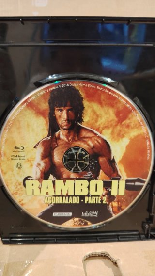 BLU Ray 4k Rambo: Acorralado Parte II