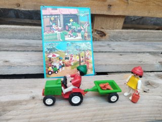 Playmobil 3594 Coche y Carrito 1984