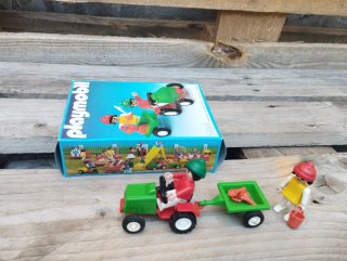 Playmobil 3594 Coche y Carrito 1984