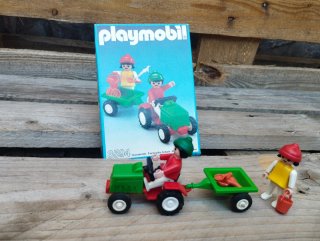 Playmobil 3594 Coche y Carrito 1984