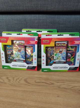 3x Colección Pokémon Primer Compañero Serie 1