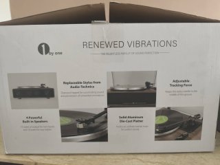 Tocadiscos HiFi Bluetooth 33-45 RPM
